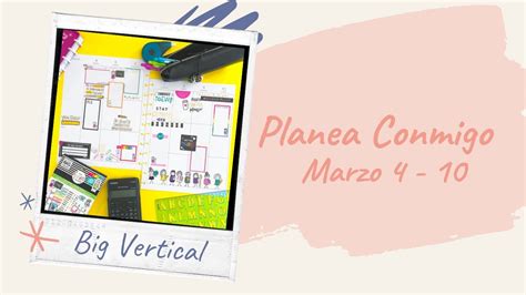 Plan With Me Planea Conmigo Happy Planner Big Marzo Al Catchall