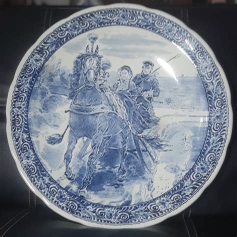 Piring Porcelain Delfts Blauw BOCH Holland On Carousell