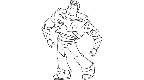 Dibujo De Buzz Lightyear Comando Estelar Para Colorear Y Pintar 12535