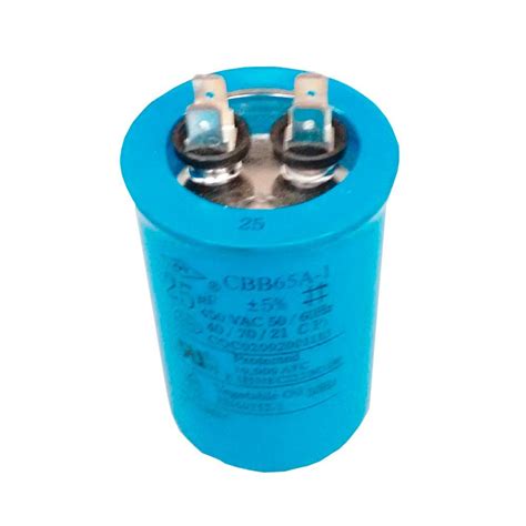 Capacitor 25uF 450VAC CBB65 Para Compressor