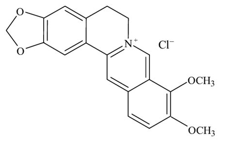 Structure of berberine. | Download Scientific Diagram