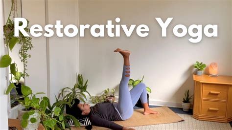 20 Minute Restorative Yoga And Meditation To Destress Great For Evening