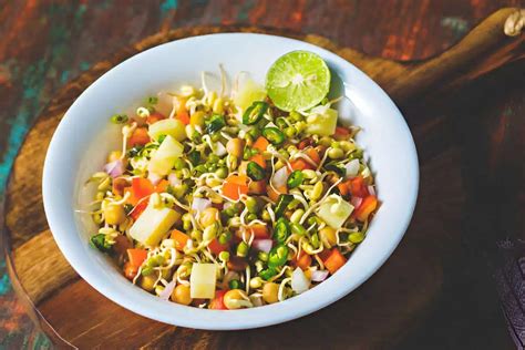 Simple Healthy Moong Sprout Salad Recipe Indian Style