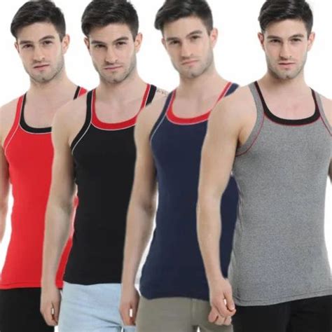 Plain Pure Cotton Mens Gym Vest At Rs 60 Piece In Tiruppur ID