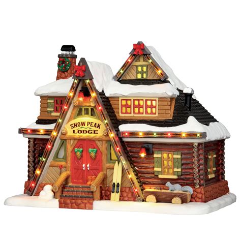 Lemax Village Collection Christmas Village Building Snow Peak Lodge ...