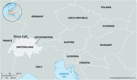 Rhine Falls | Switzerland, Map, & Facts | Britannica