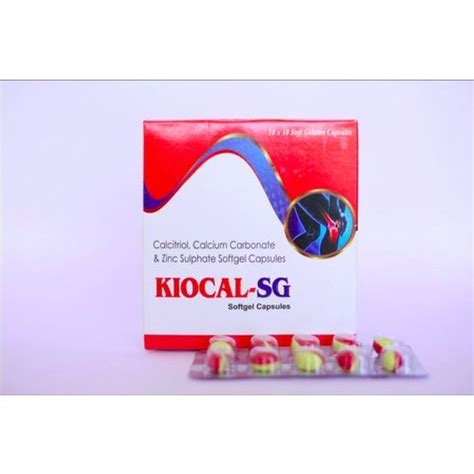 Brand Kiocal Sg Calcitriol Calcium Carbonate Zinc Sulphate Softgel