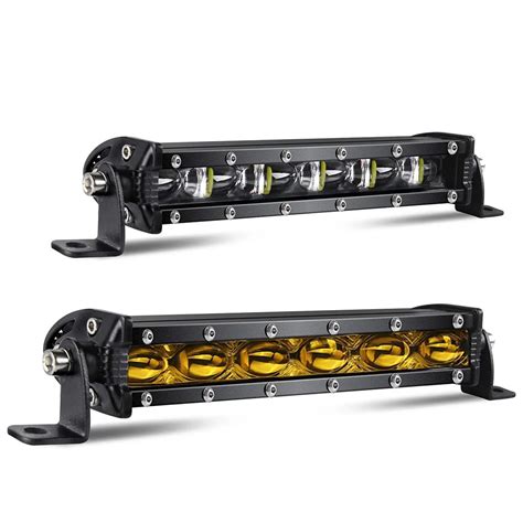 8D 8 12V 24V Reflektor Listwa Wietlna LED Offroad Slim Barra Listwa