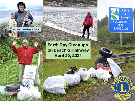 Clallam Bay Sekiu Lions Earth Day Cleanup Forks Forum