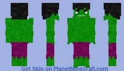 The Incredible Hulk Marvel Comics Minecraft Skin