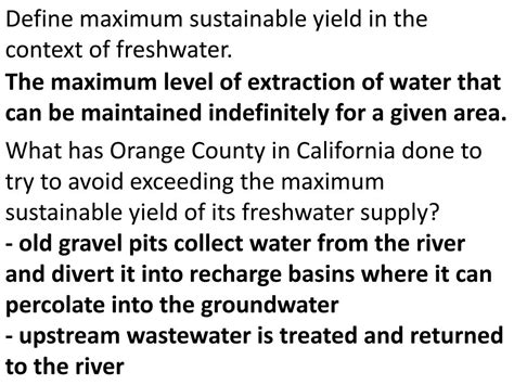 Ppt Freshwater Issues And Conflicts Partial Review Game Powerpoint