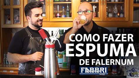 Como Fazer ESPUMA PARA DRINKS sabor FALERNUM no SIFÃO de Chantilly