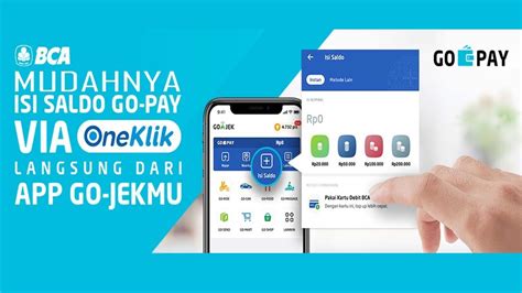 Cara Daftar Oneklik Bca Ke Gopay Di Aplikasi Gojek Yunme Youtube