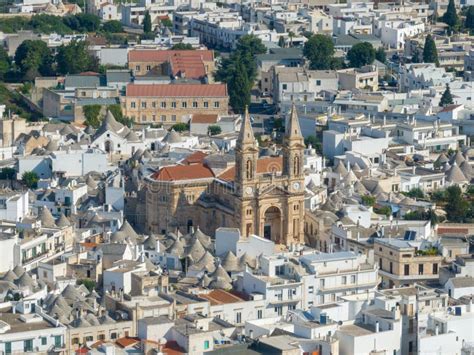 Basilica Of Saints Cosmas And Damian Alberobello Italy Stock Image