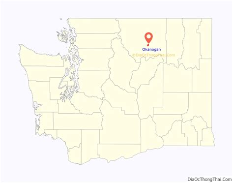 Map of Okanogan city - Thong Thai Real