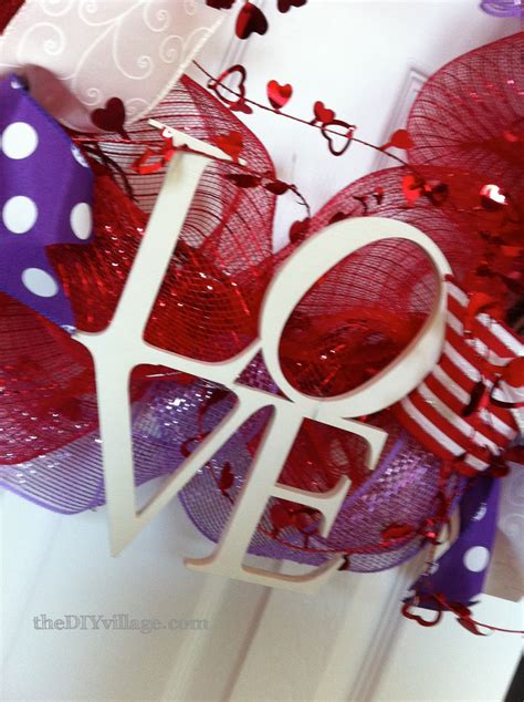 Valentine Wreath: tutorial - the DIY village