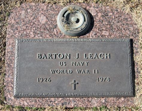 Barton Jerome Leach Find A Grave Reminne