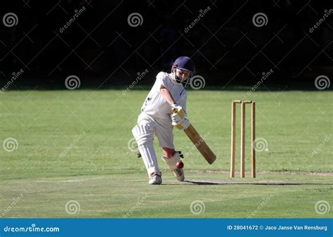 Boy cricket cover drive stock photo. Image of young, cricket - 28041672