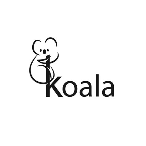 Koala Logo Design Template Vector Illustration 19599698 Vector Art At