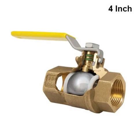 Medium Pressure Brass Ball Valve Kitz Valve Size 4 Inch At Rs 600