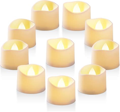 Homemory 24 Pack Flameless Led Tea Lights Battery Operated Ideal For