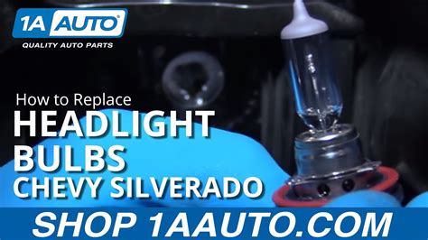 How To Replace Headlight Bulb Silverado