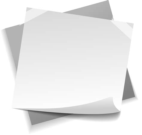 Blank Sticky Note Reminder Paper 13869762 PNG