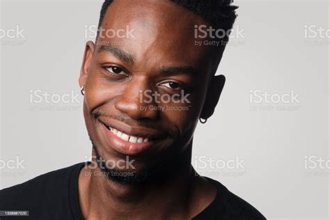 Studio Portrait Of Young African Man Stock Photo Download Image Now