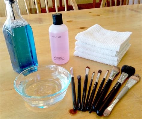 Cleaning Makeup Brushes - DIY - AllDayChic