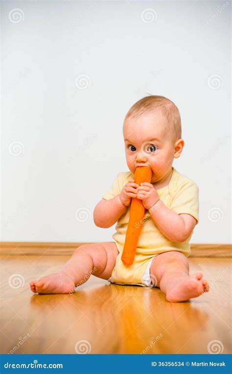 Baby Eating Carrot Stock Images - Image: 36356534