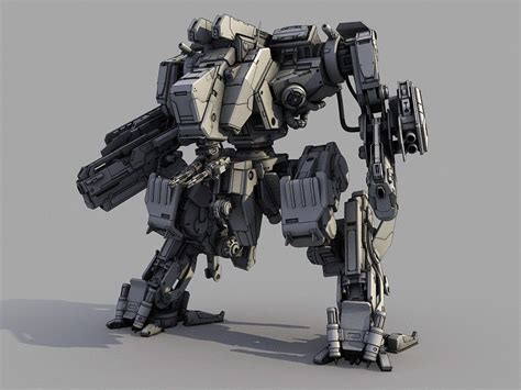 3d Battle Robot Battle Robots Futuristic Armour Robot Concept Art