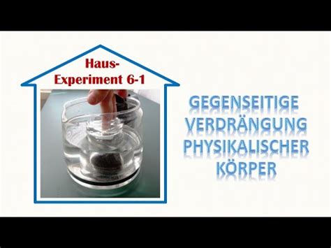 Physik Gar Nicht So Schwer Hausexperiment 6 1 Gegenseitige