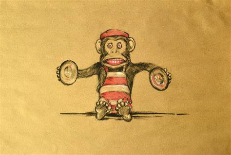 27+ monkey with cymbals drawing - LhacyBushra