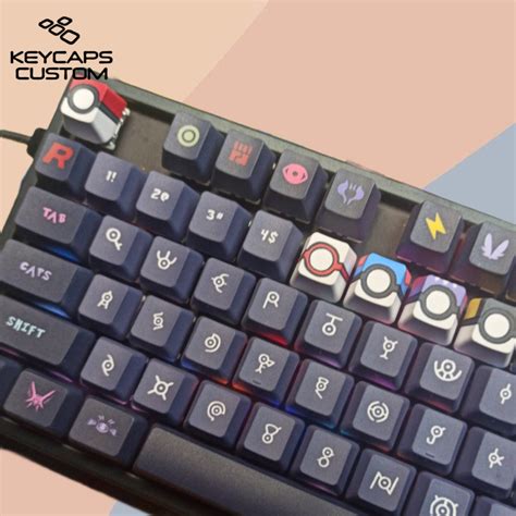 POKEMON Theme Keycap Set for Mechanical Keyboard