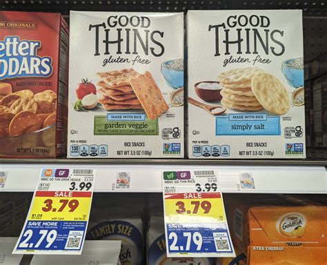 Get Good Thins Crackers For As Low As $2.04 At Kroger (Regular Price $3 ...