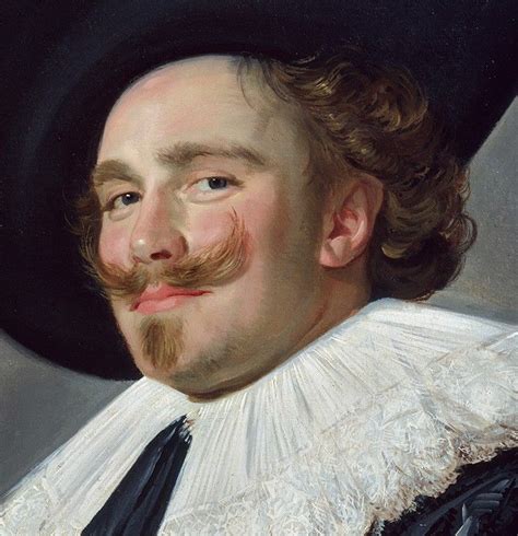 Frans Hals The Laughing Cavalier Netherlands 1624 Detail Famous