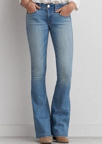 American Eagle High Waisted Artist Flare Jeans Midnight Profile Image