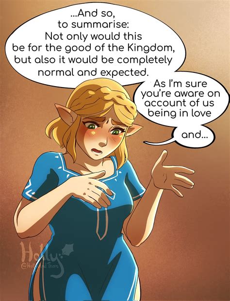 Zelda And Link Discussing Marriage By Hollyandthorn Rzelink