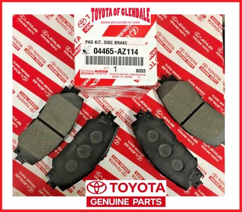 Toyota Corolla Front Ceramic Brake Pads Genuine Oem