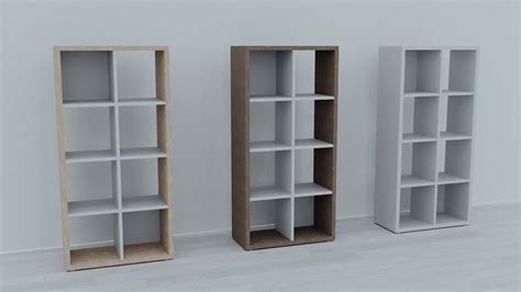 3D Model Shelving HALDAGER 8 Jysk VR AR Low Poly CGTrader