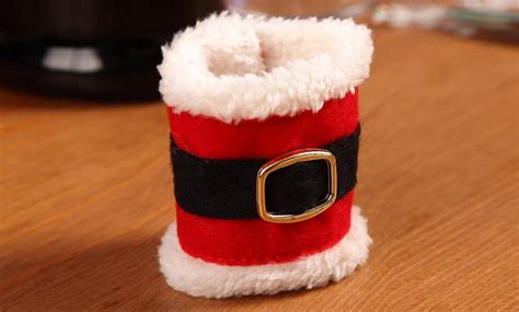 Christmas Santa Napkin Rings Groupon Goods