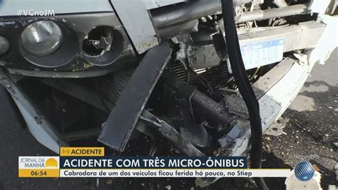 Cobradora Fica Ferida Ap S Acidente Envolvendo Tr S Micro Nibus No