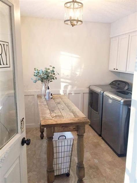 Love The Table To Fold On Laundry Room Mud Room Laundry Room Cabinets