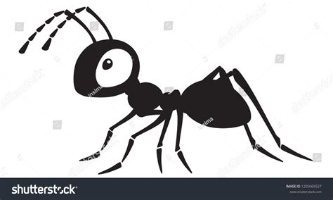 7,576 Ant Cartoon Black White Images, Stock Photos & Vectors | Shutterstock