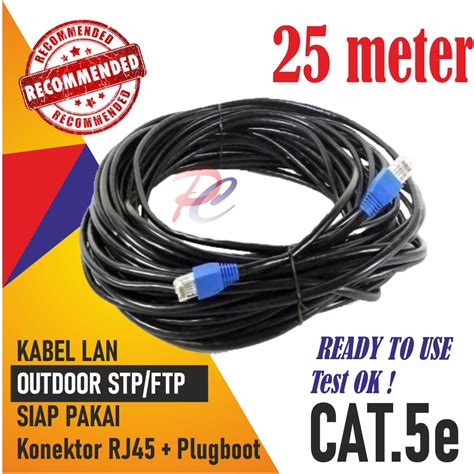 Jual Kabel Lan 25 Meter FTP Outdoor Cat5e Cat 5 Network Cable Terpasang