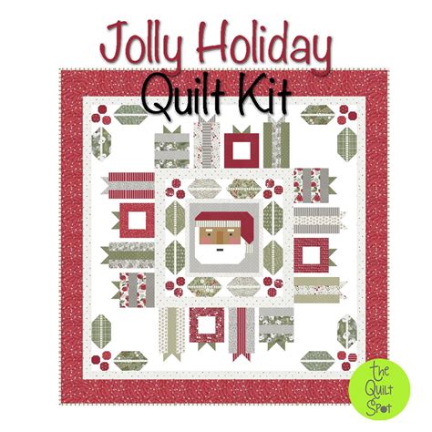 Jolly Holiday Quilt Kit Featuring Christmas Eve By Lella Boutique