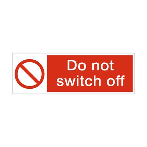 switch  safety sign pvc safety signs