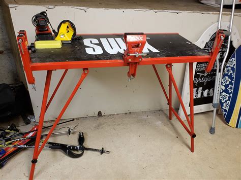 Lot277 Swix Ski Waxing Table With Clamps And Irons And Wax Finding Treasures For A Cure