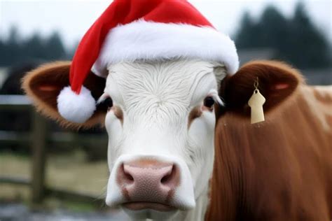 Christmas Cows