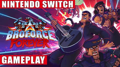 Broforce Forever Nintendo Switch Gameplay - YouTube